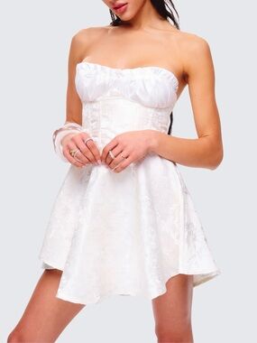 Finesse White Connie Mini Dress